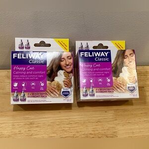 Feliway Classic happy CAT refills 4x30 economy Refills 48 ml each sealed NIB